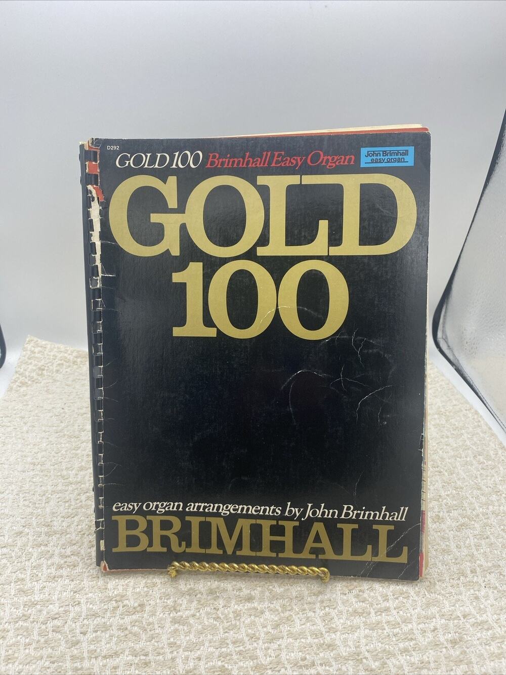 Gold 100 Brimhall Easy Organ John Brimhall easy Organ D292
